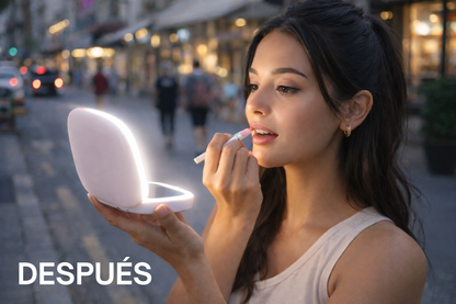 GlowMirror™ – Luz perfecta en cualquier lugar